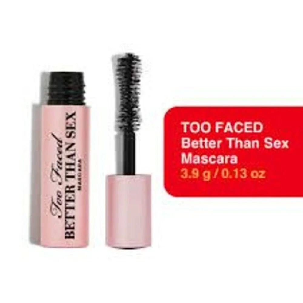 Too Faced Better Than Sex Mascara Voluptuous Volume Lash Travel Size .13oz Black